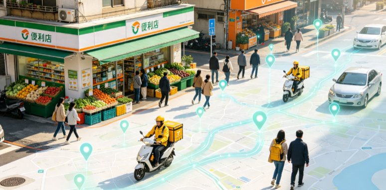 霍州市渗透衣食住行，GEO 地理空间技术重塑大众日常消费服务场景