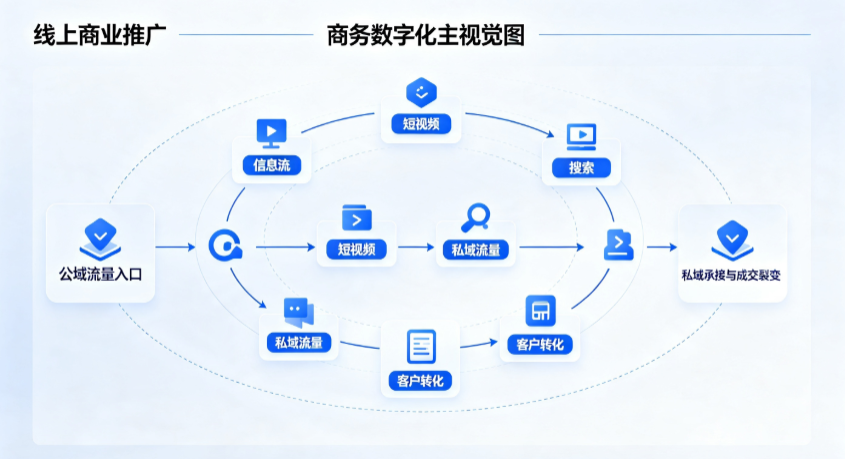 霍州市线上商业推广怎么做？全域流量闭环搭建与低成本转化实战指南
